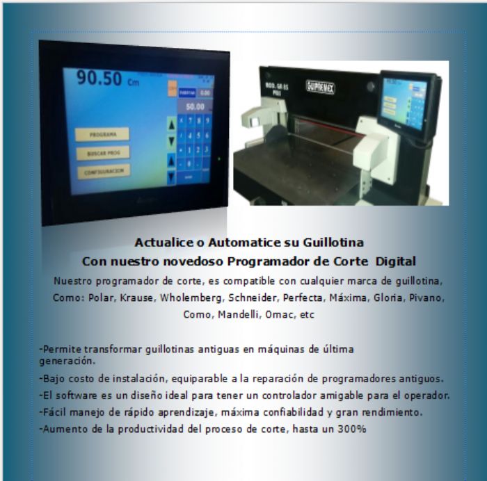 Programador de Corte
